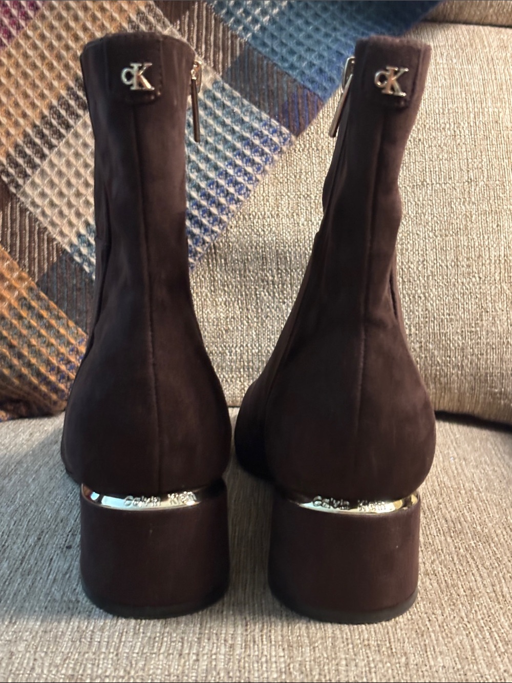Calvin Klein Women's Parry Block Heel Ankle Booties- 8.5 - Picture 6 of 12